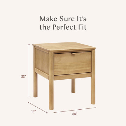 Babyletto Bondi Assembled Nightstand - Honey - M25960HY