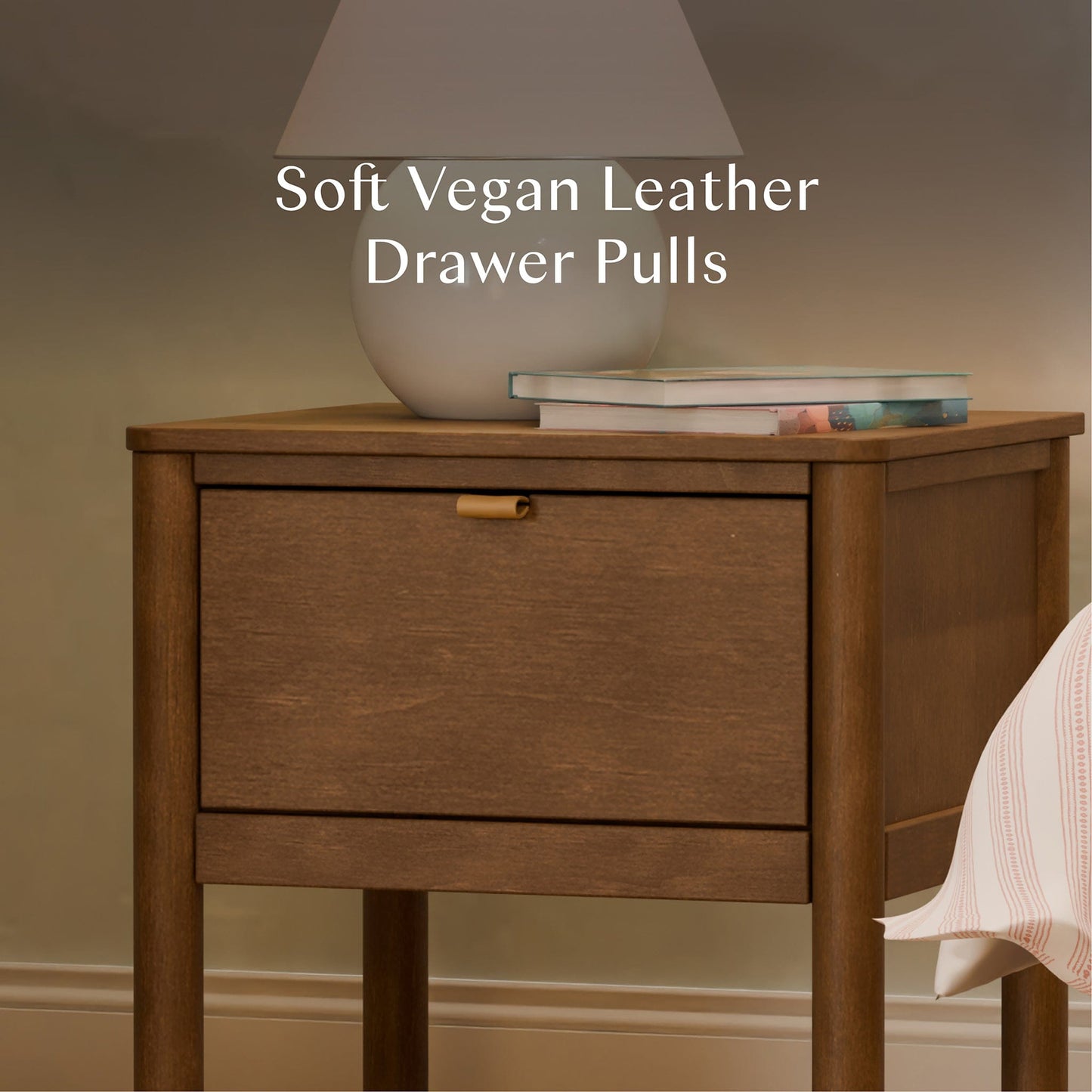 Babyletto Bondi Assembled Nightstand - Natural Walnut - M25960NL