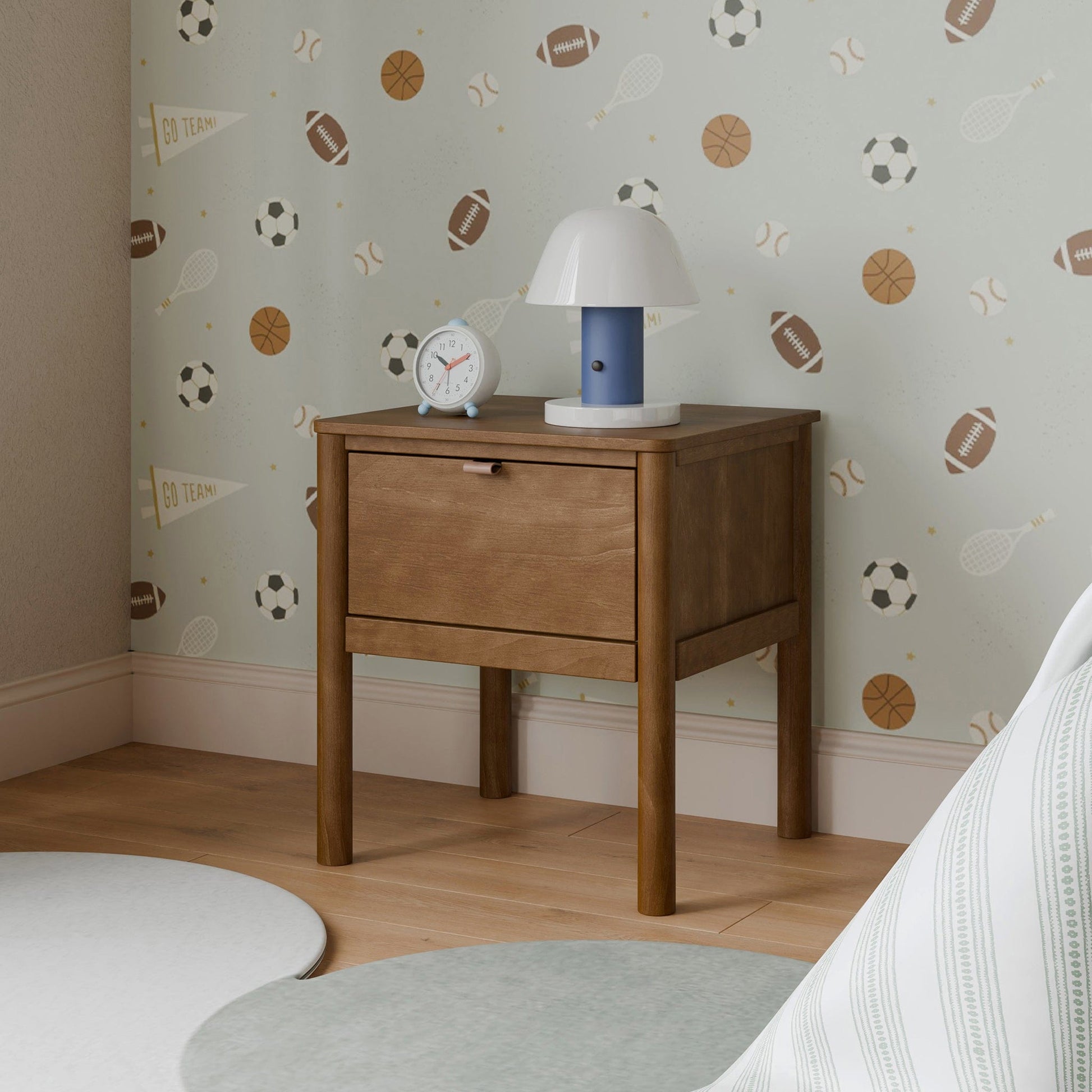 Babyletto Bondi Assembled Nightstand - Natural Walnut - M25960NL