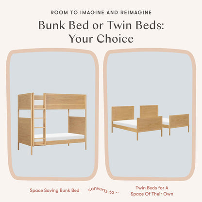 Babyletto Bondi Convertible Bunk Bed - Honey - M25994HY