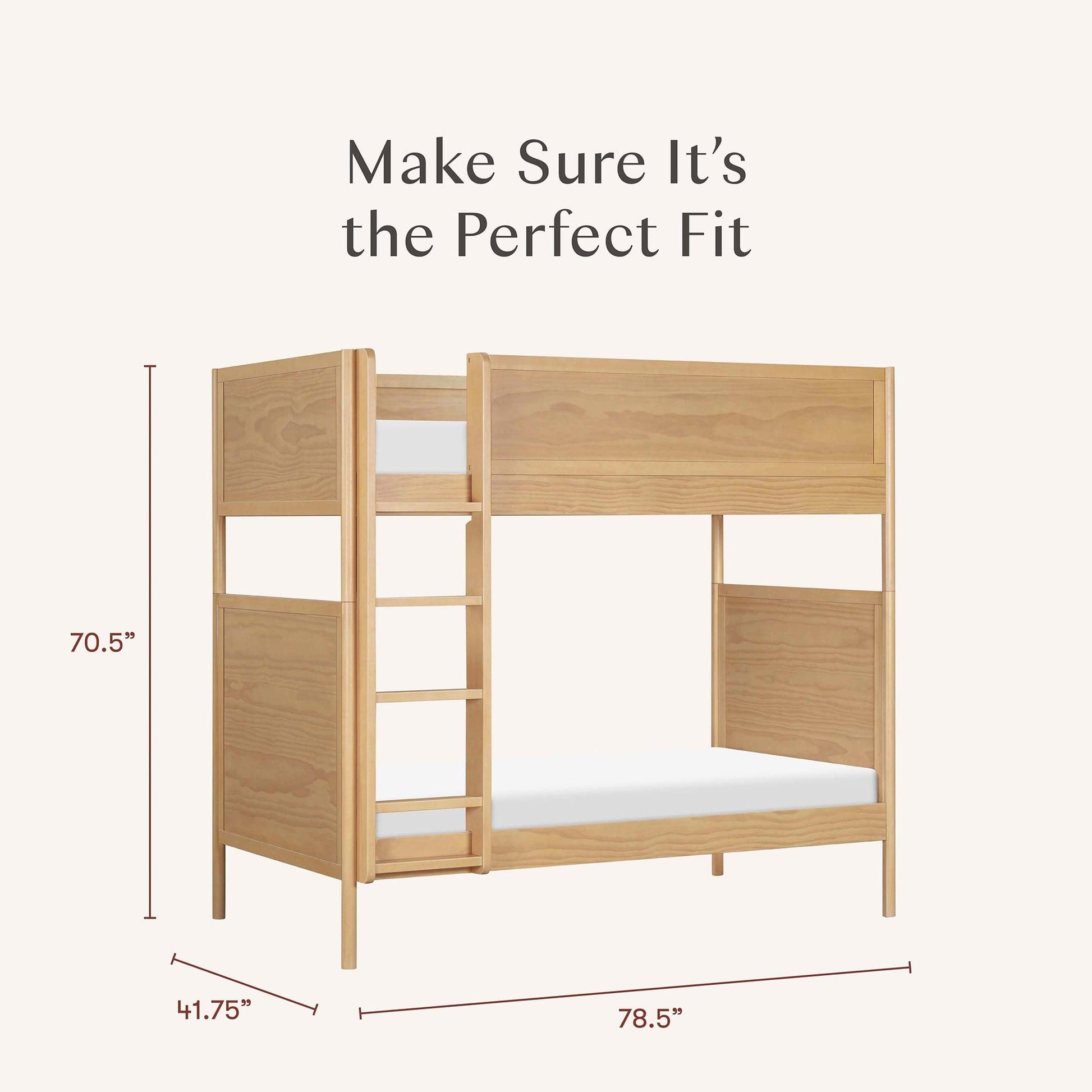 Babyletto Bondi Convertible Bunk Bed - Honey - M25994HY