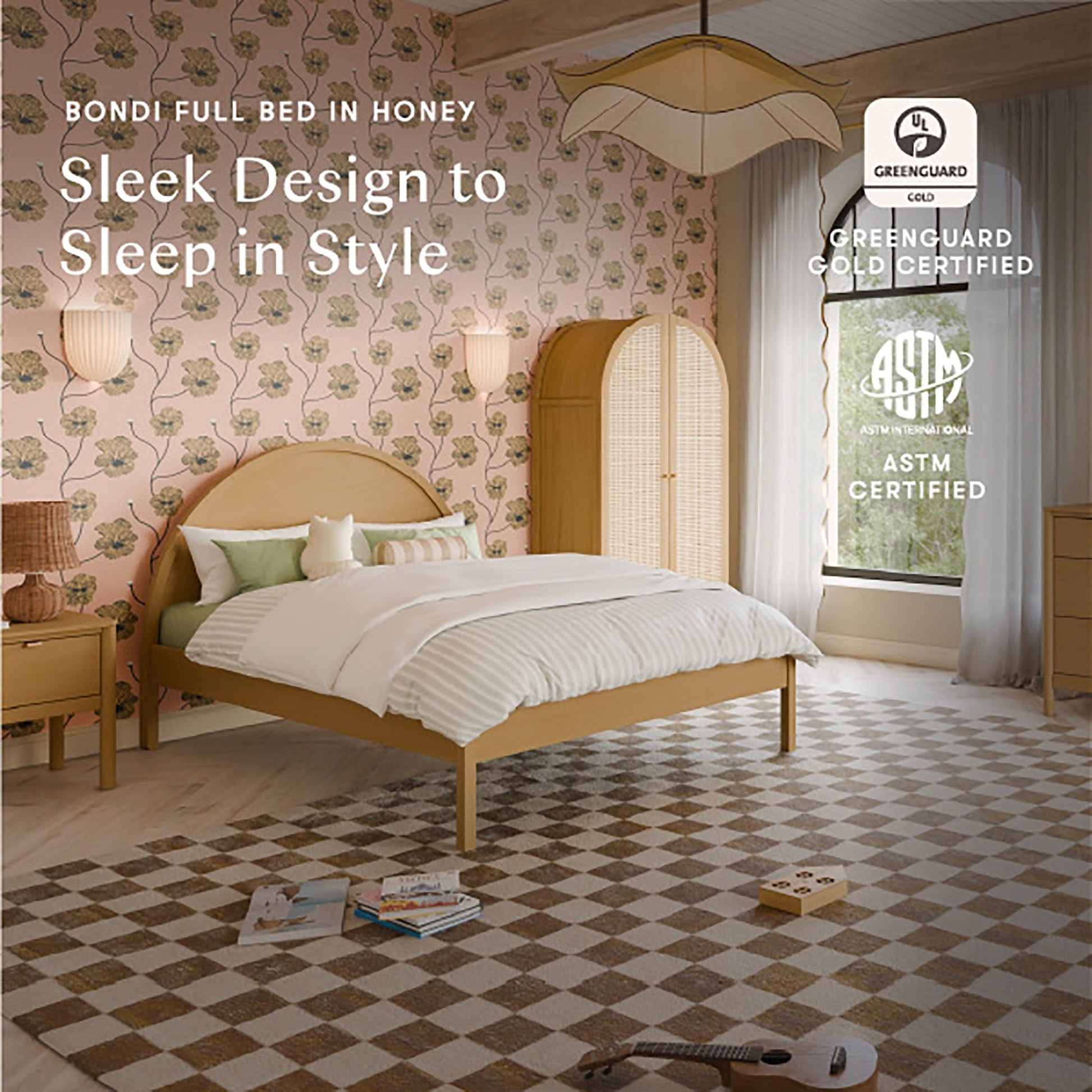 Babyletto Bondi Full Bed - Honey - M25996HY