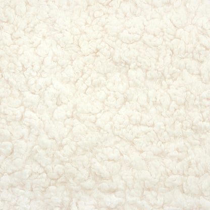 Babyletto Kiwi Gliding Ottoman - Cream Shearling with Light Wood Base - M26385CMSGLB