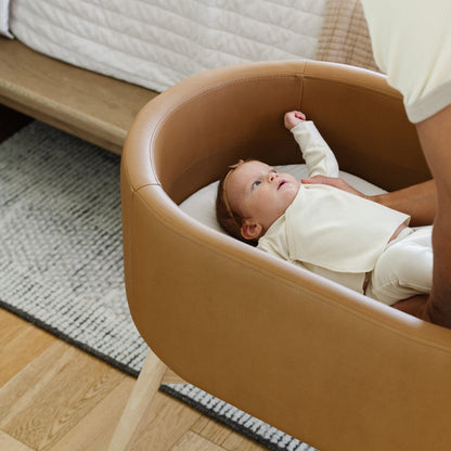 Babyletto x GATHRE Capsule Bassinet - Camel