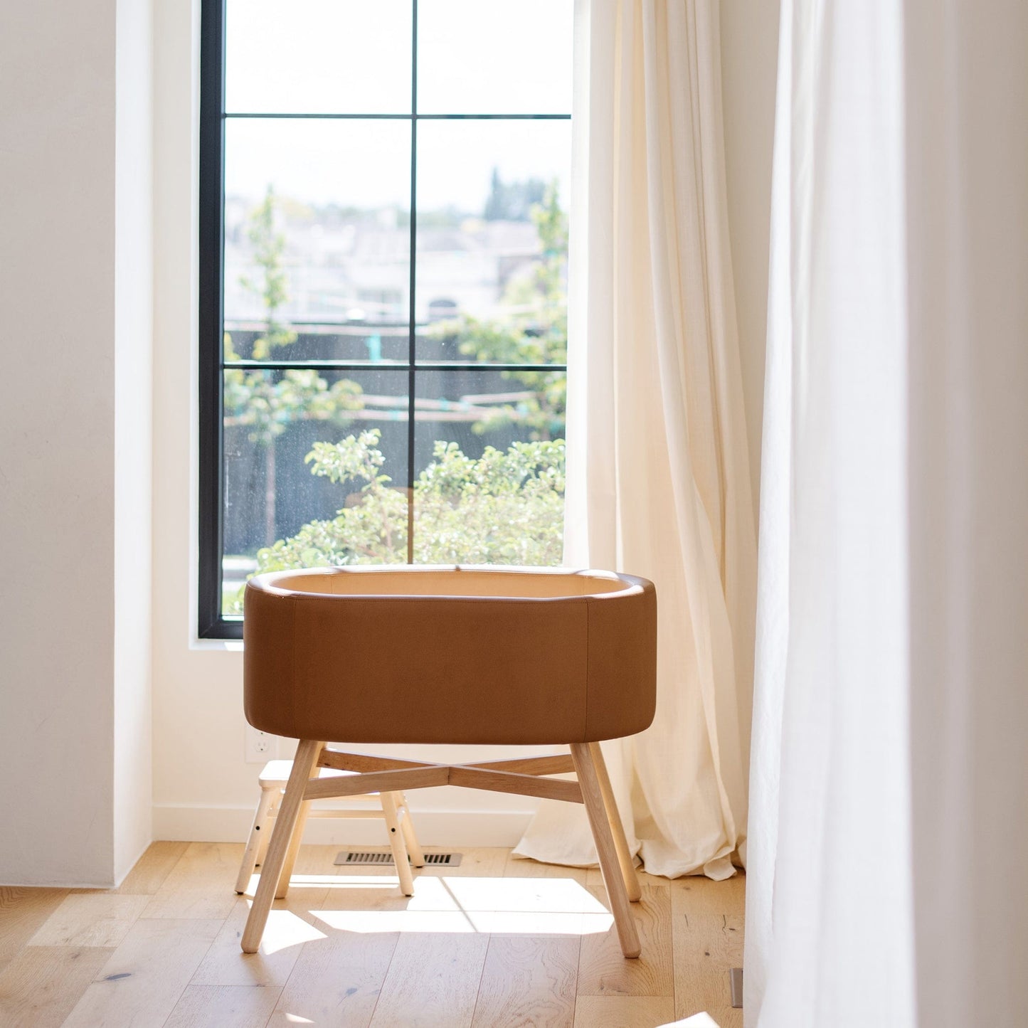 Babyletto x GATHRE Capsule Bassinet - Camel