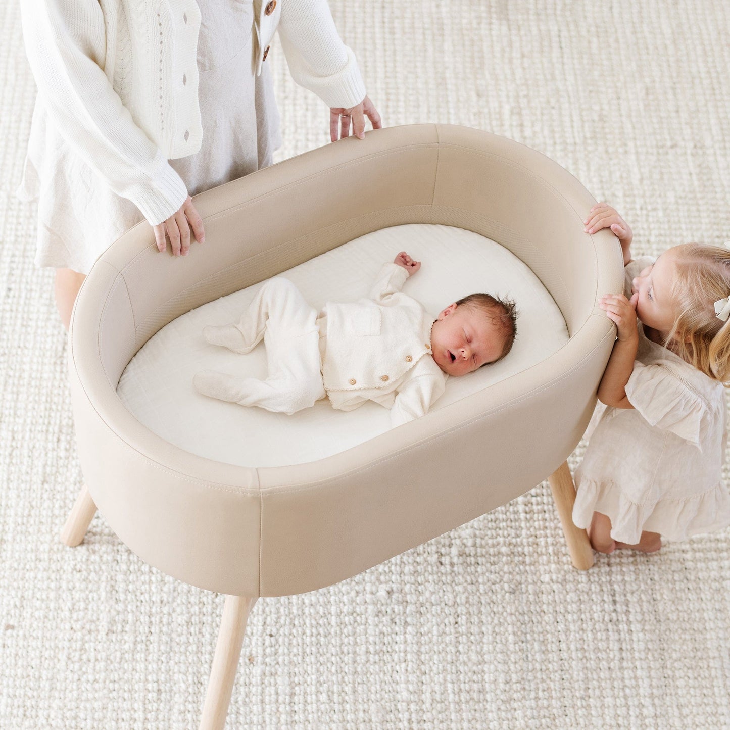 Babyletto x GATHRE Capsule Bassinet - Millet