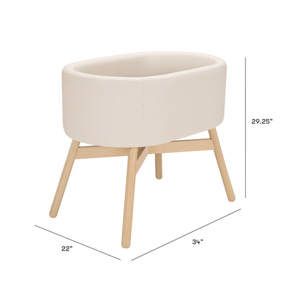 Babyletto x GATHRE Capsule Bassinet - Ivory