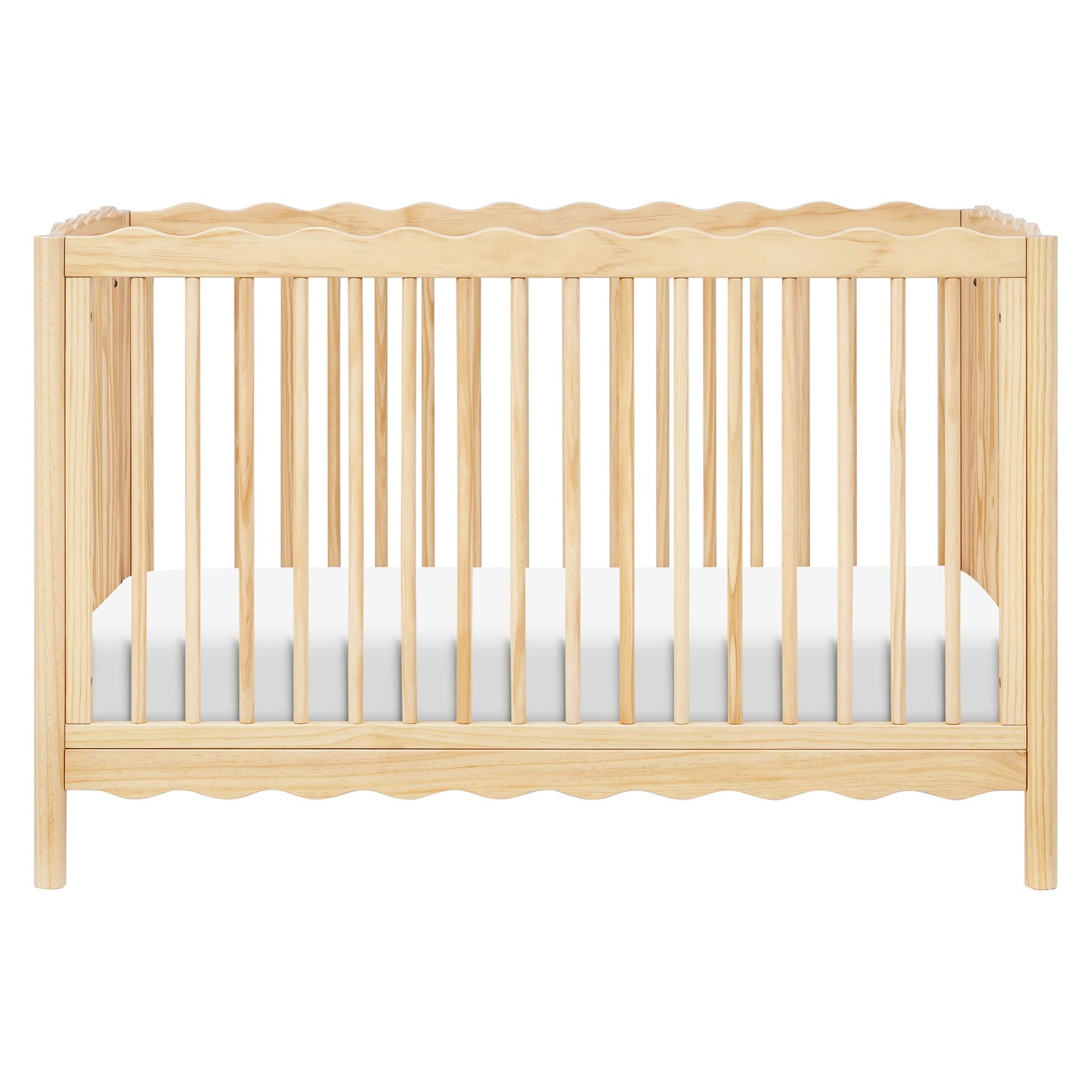 Babyletto Swell 4-in-1 Convertible Crib with Toddler Bed Conversion Kit - Blonde