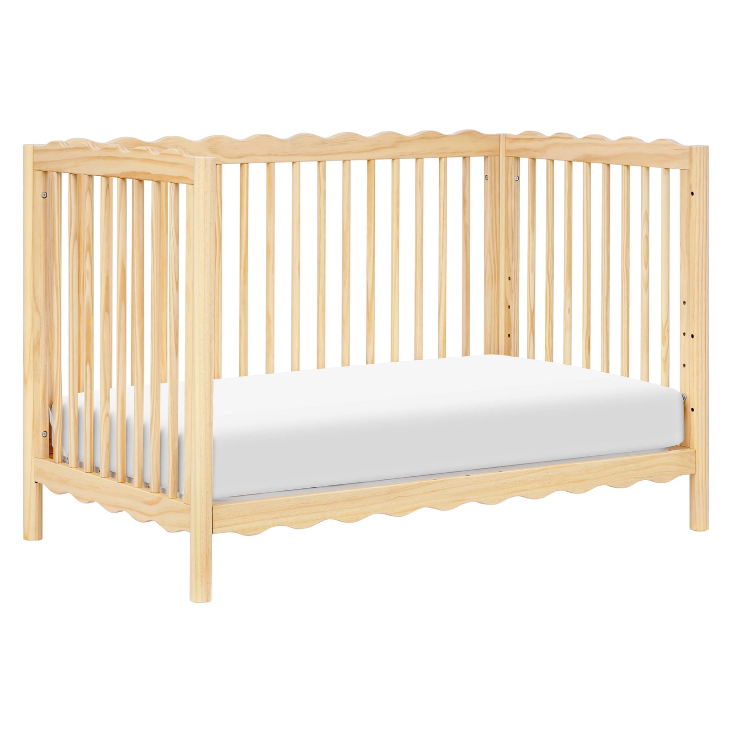 Babyletto Swell 4-in-1 Convertible Crib with Toddler Bed Conversion Kit - Blonde