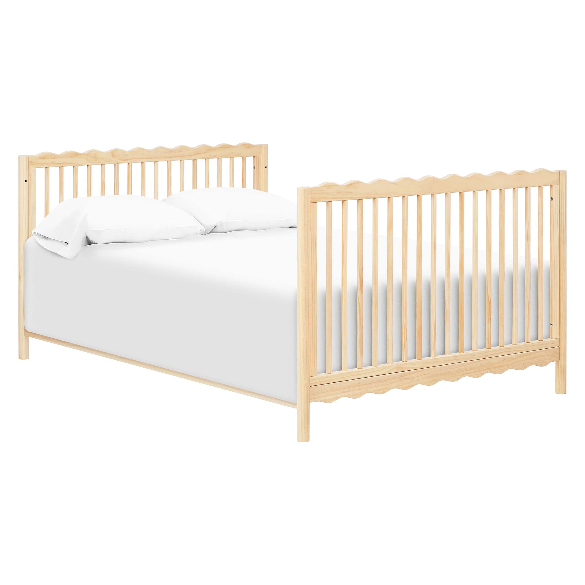 Babyletto Swell 4-in-1 Convertible Crib with Toddler Bed Conversion Kit - Blonde