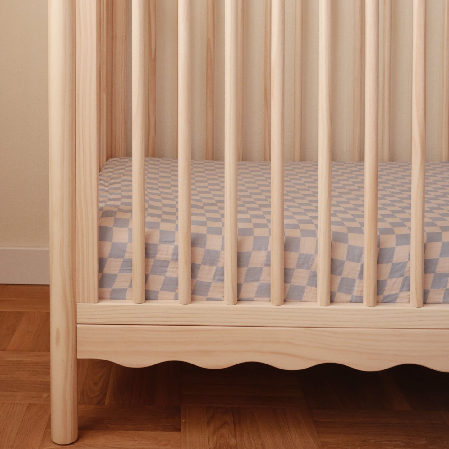 Babyletto Swell 4-in-1 Convertible Crib with Toddler Bed Conversion Kit - Blonde