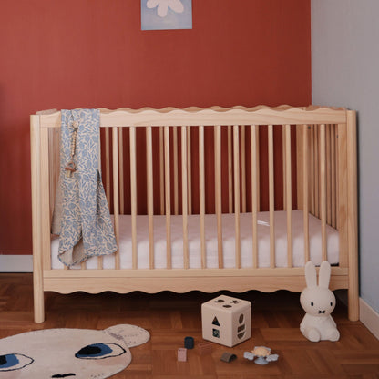 Babyletto Swell 4-in-1 Convertible Crib with Toddler Bed Conversion Kit - Blonde