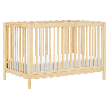 Babyletto Swell 4-in-1 Convertible Crib with Toddler Bed Conversion Kit - Blonde
