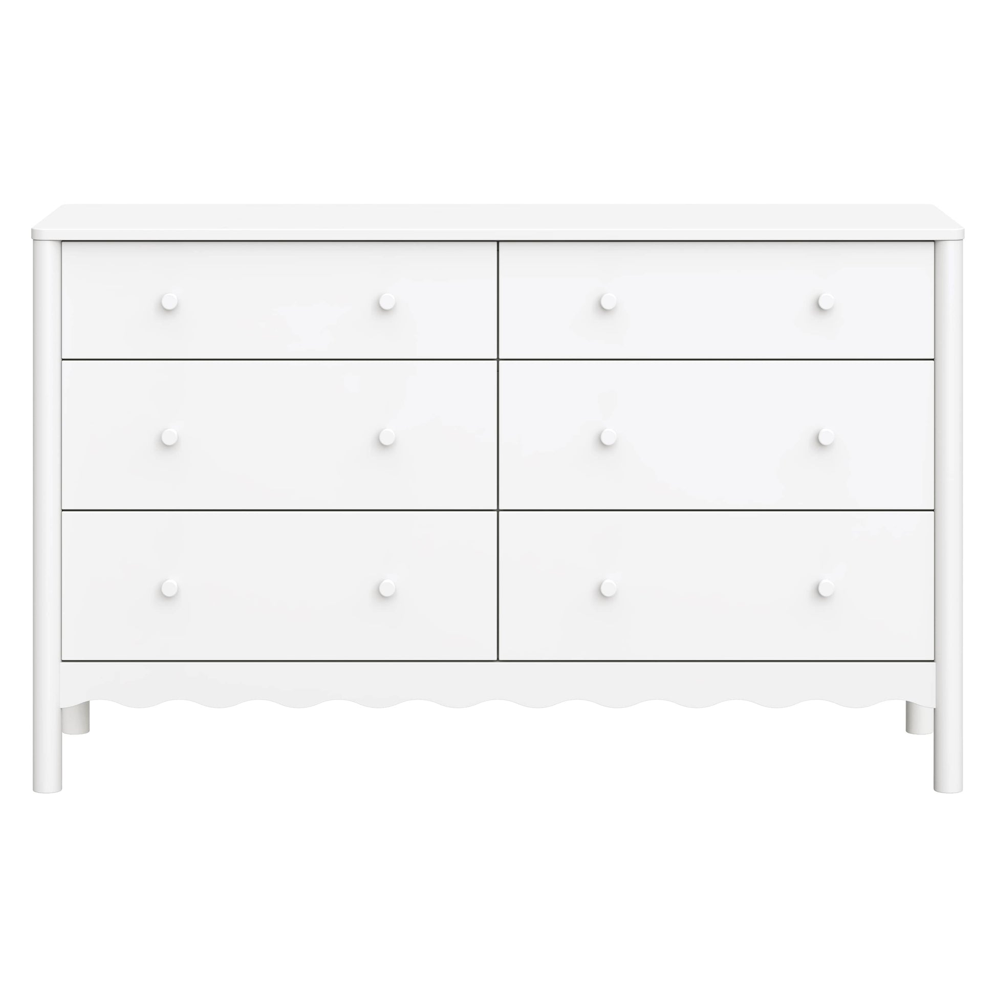 Babyletto Swell 6-Drawer Wide Assembled Dresser (56") - White