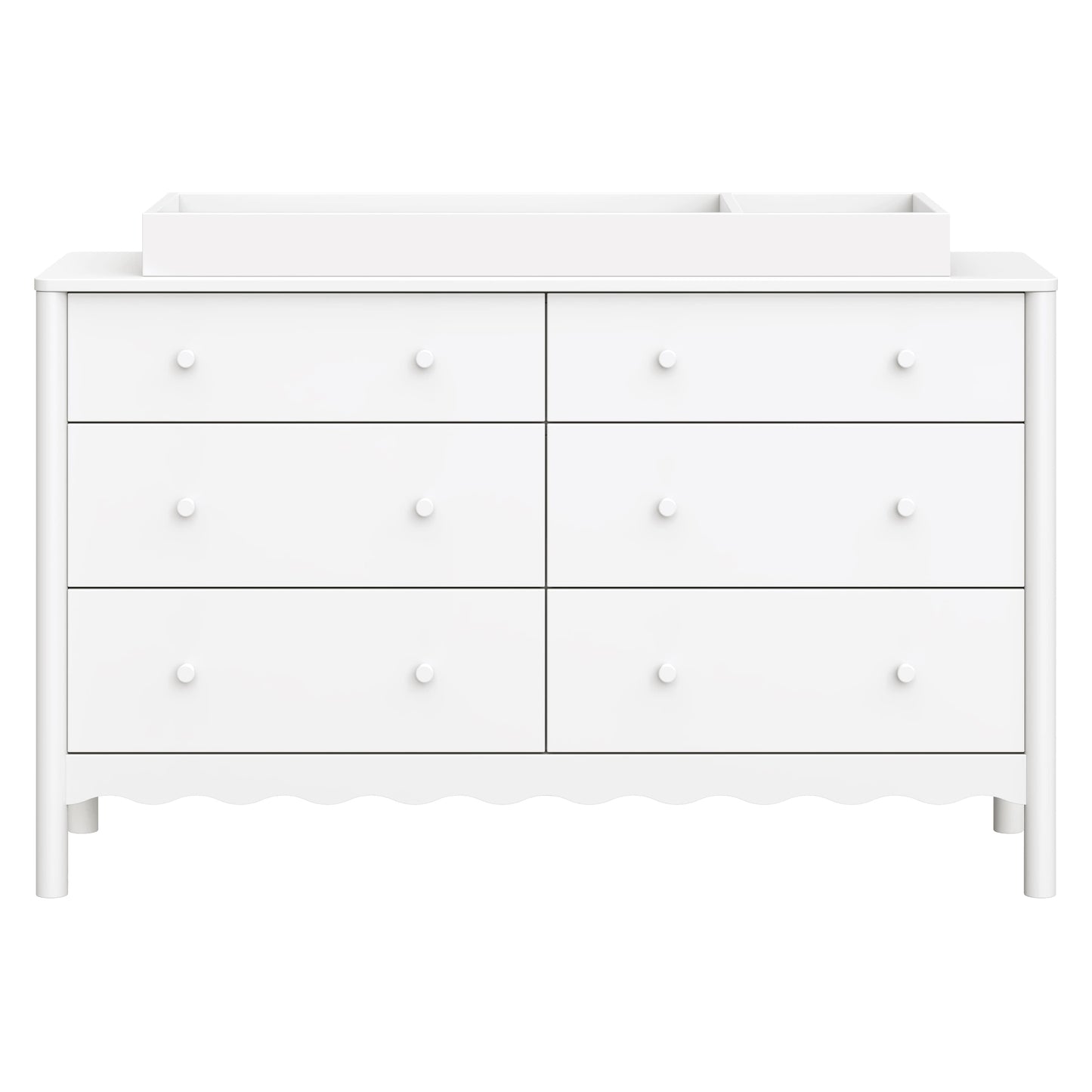 Babyletto Swell 6-Drawer Wide Assembled Dresser (56") - White