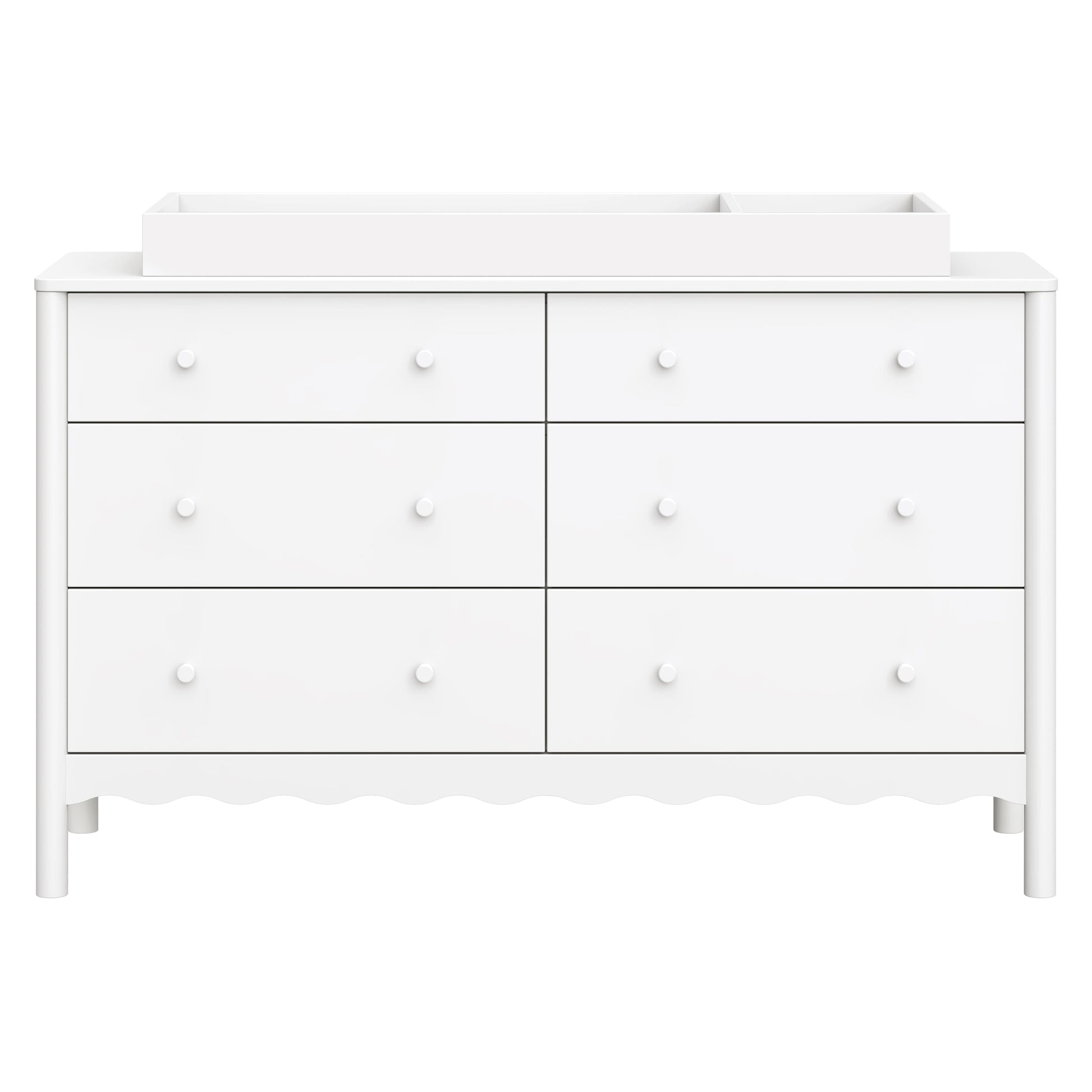 Babyletto Swell 6-Drawer Wide Assembled Dresser (56") - White