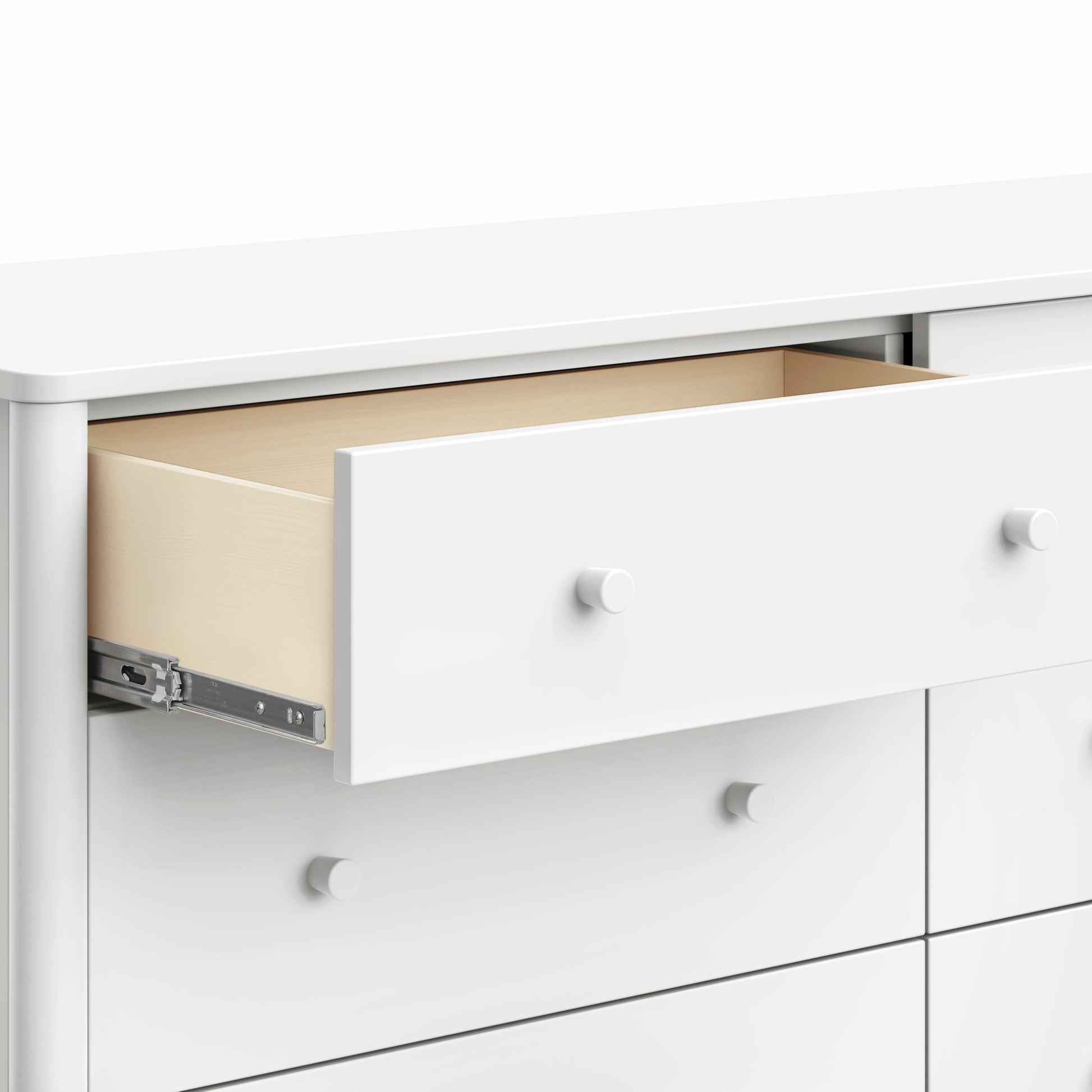 Babyletto Swell 6-Drawer Wide Assembled Dresser (56") - White