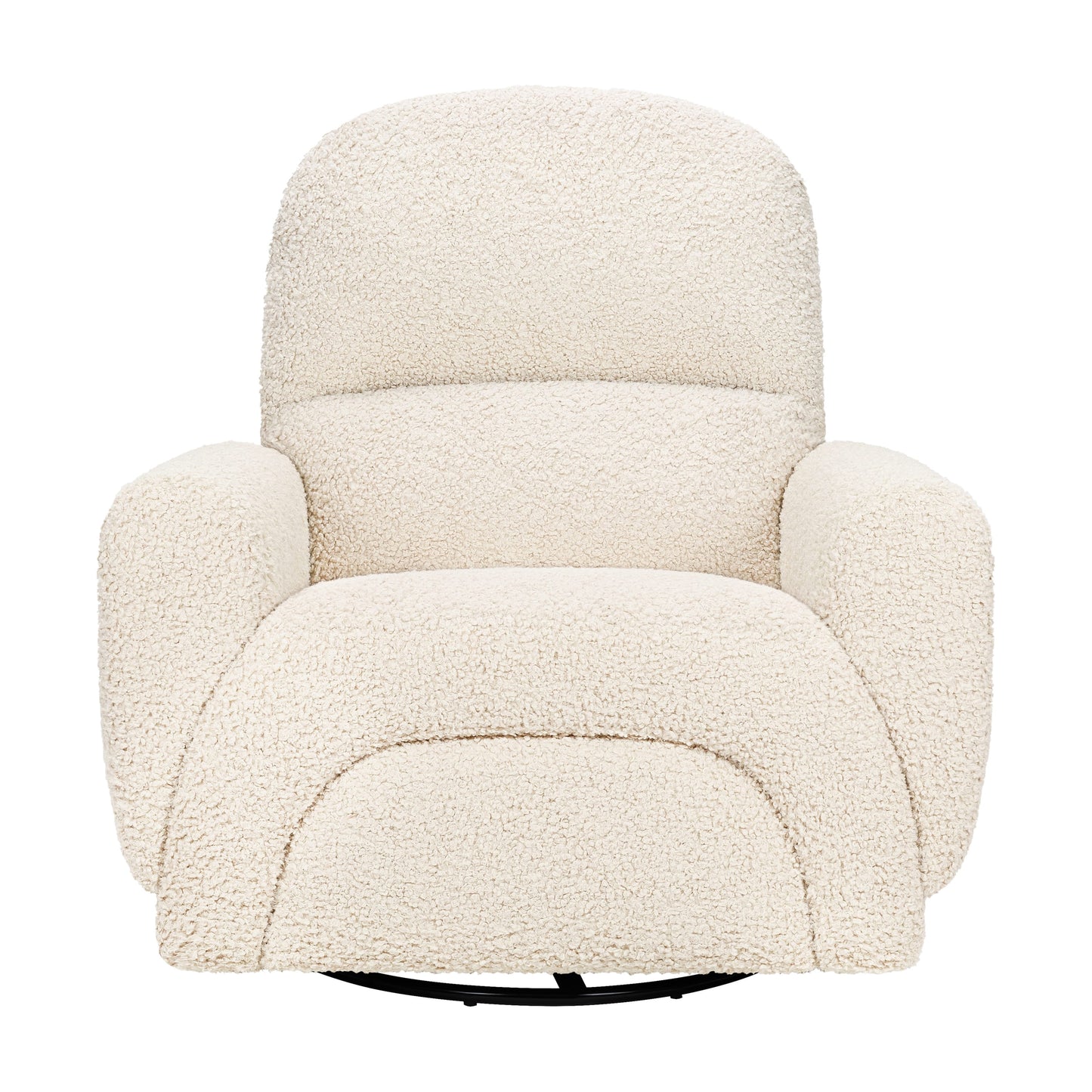 Babyletto Rainbow Recliner and Swivel Glider in Teddy Loop - Almond Teddy Loop