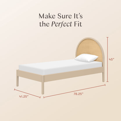 Babyletto Moab Twin Bed - Taupe/Ash