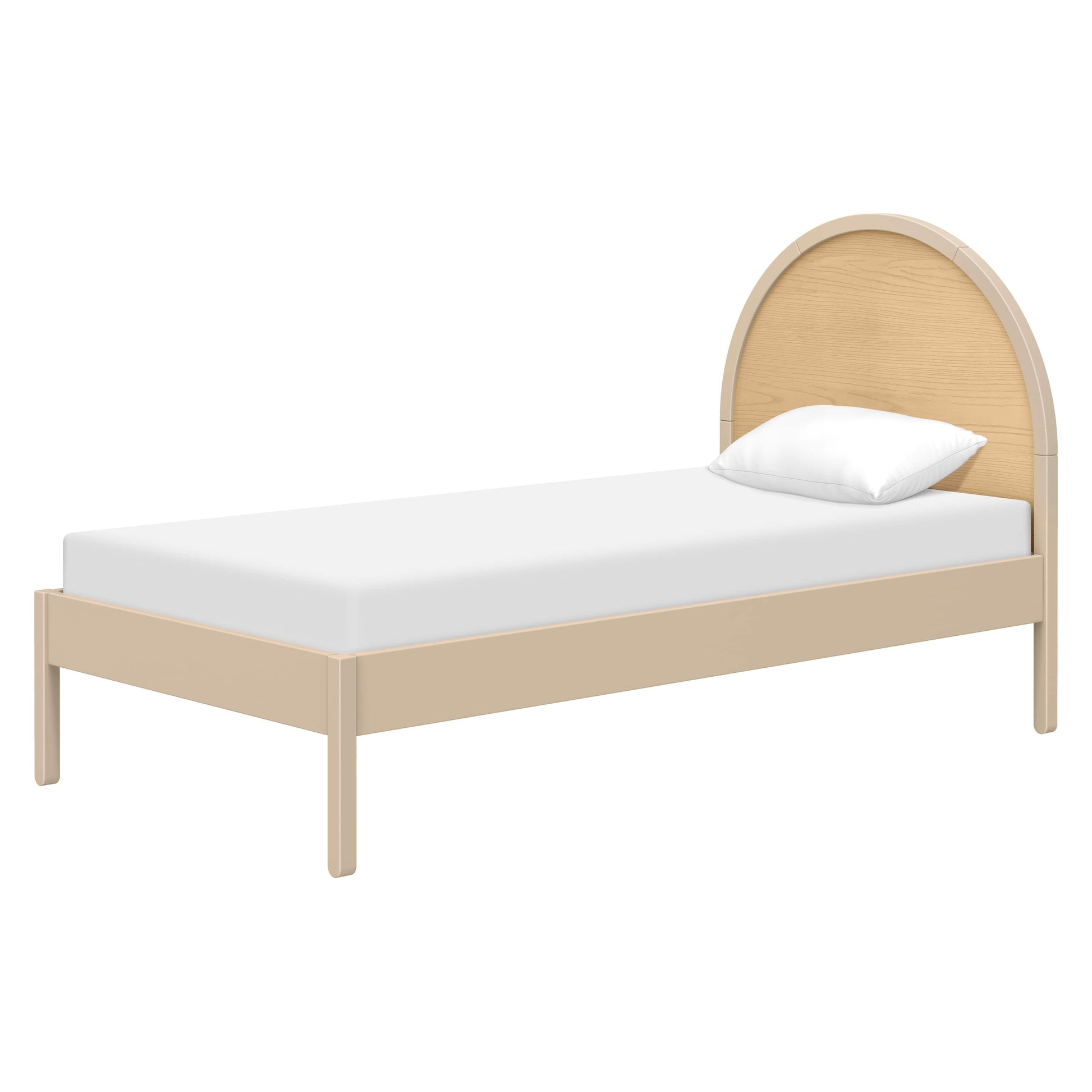 Babyletto Moab Twin Bed - Taupe/Ash