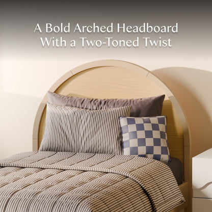 Babyletto Moab Twin Bed - Taupe/Ash