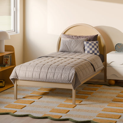 Babyletto Moab Twin Bed - Taupe/Ash