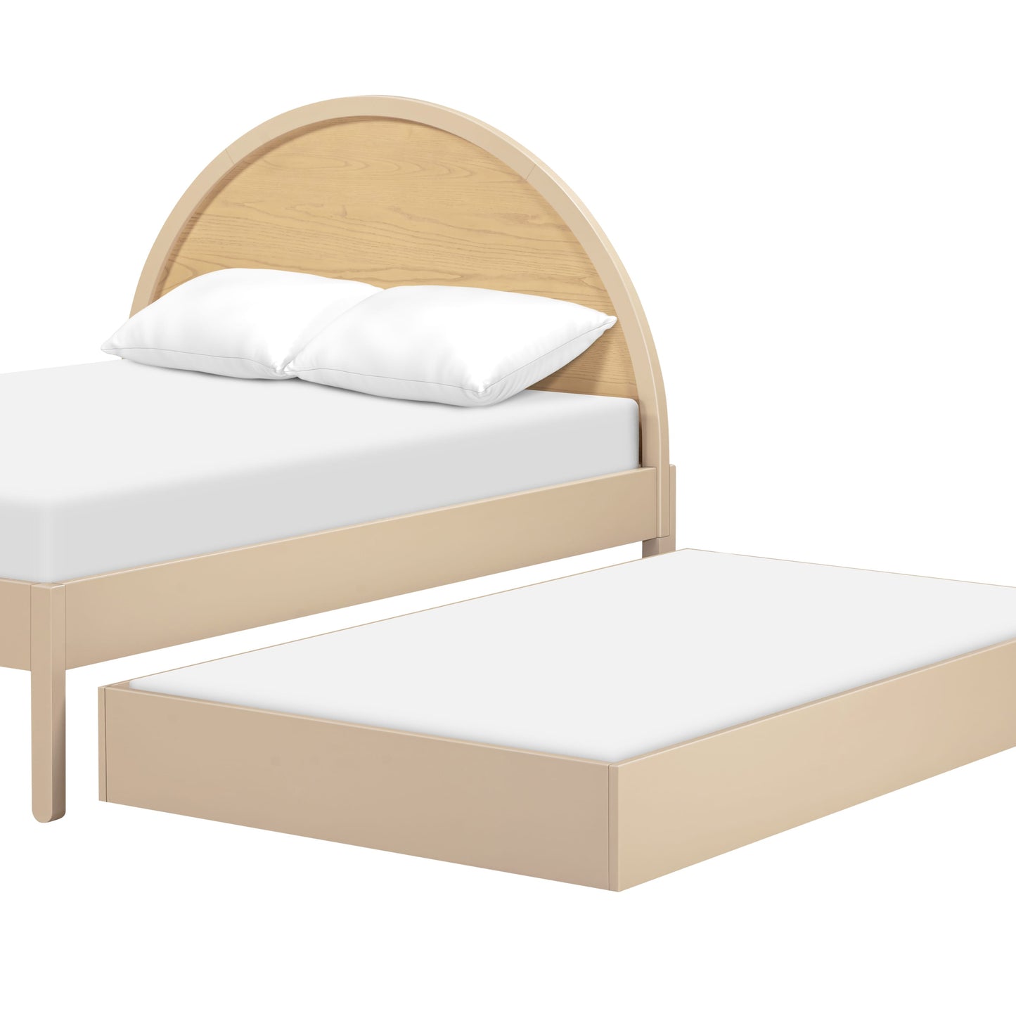 Babyletto Moab Full Bed - Taupe/Ash