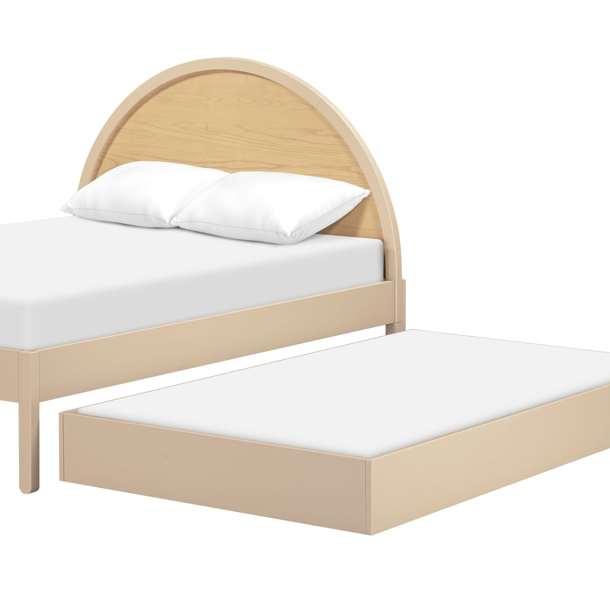 Babyletto Moab Full Bed - Taupe/Ash