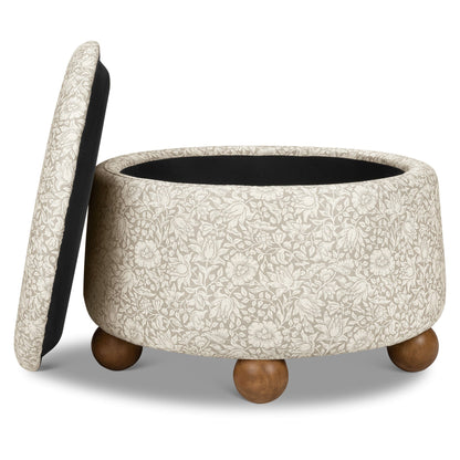 Morris & Co. x Namesake Tuffet Storage Ottoman - Mallow in Ash - M30985MADF