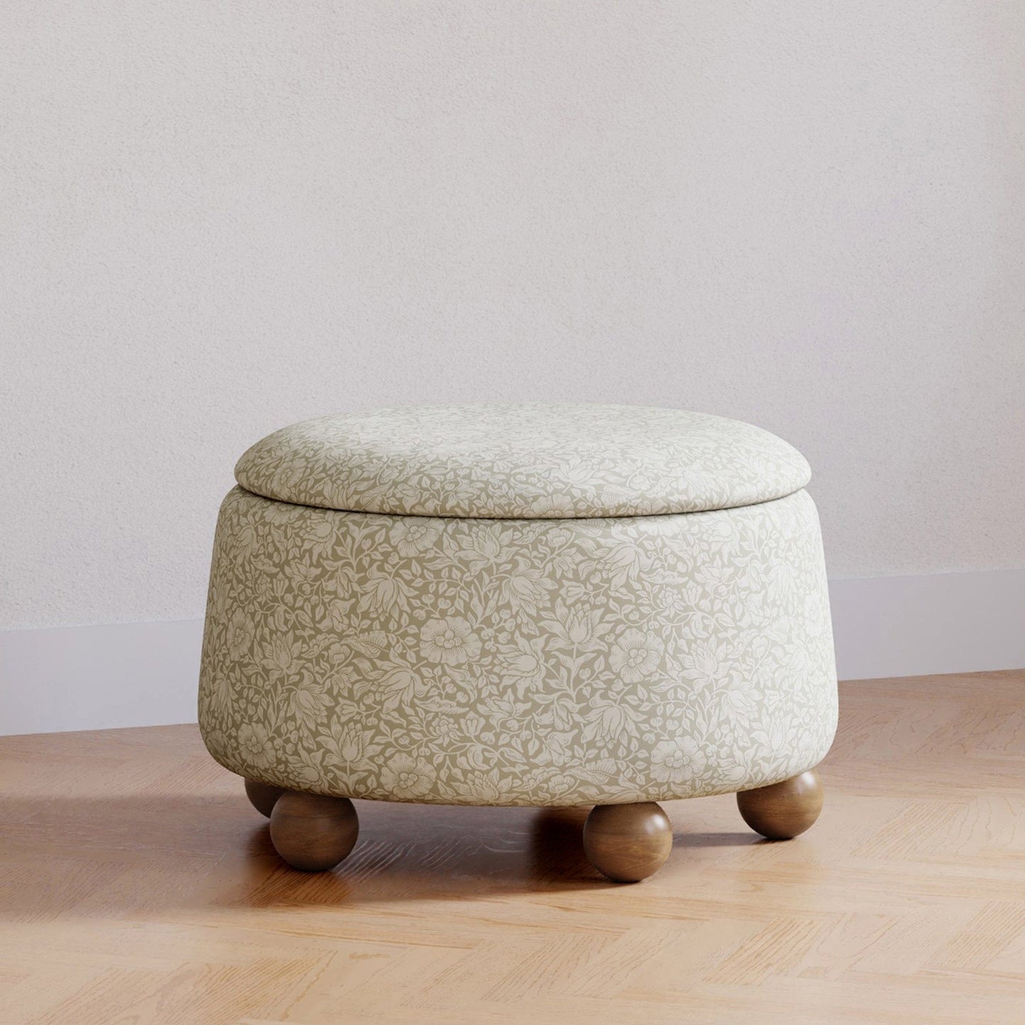Morris & Co. x Namesake Tuffet Storage Ottoman - Mallow in Ash - M30985MADF