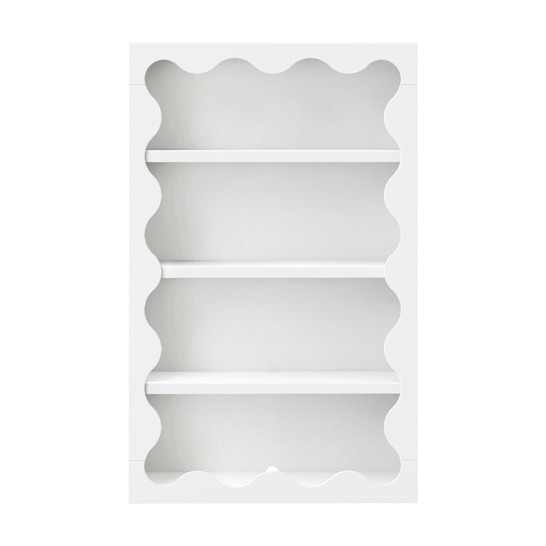 Babyletto Lido Wave Bookcase - White