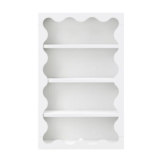 Babyletto Lido Wave Bookcase - White