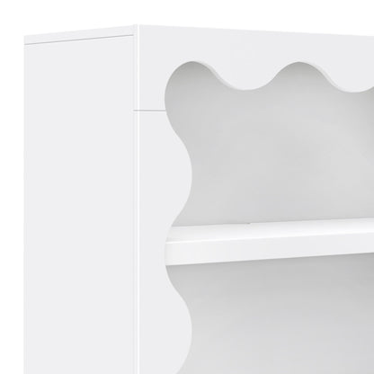 Babyletto Lido Wave Bookcase - White