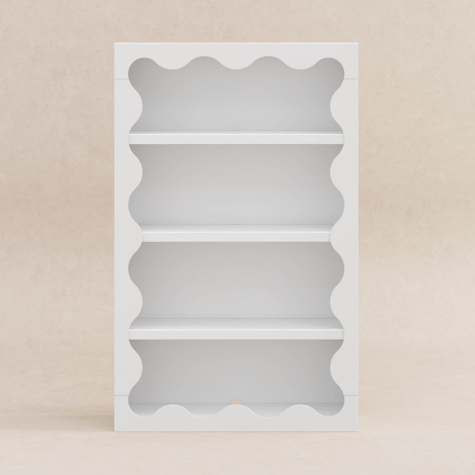 Babyletto Lido Wave Bookcase - White