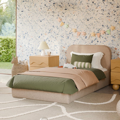 Babyletto Nara Twin Bed - Chai Shearling - M31269CSG