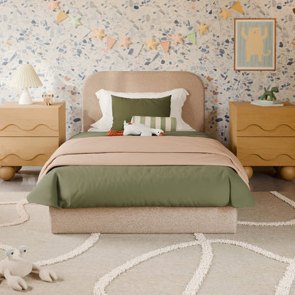 Babyletto Nara Twin Bed - Chai Shearling - M31269CSG