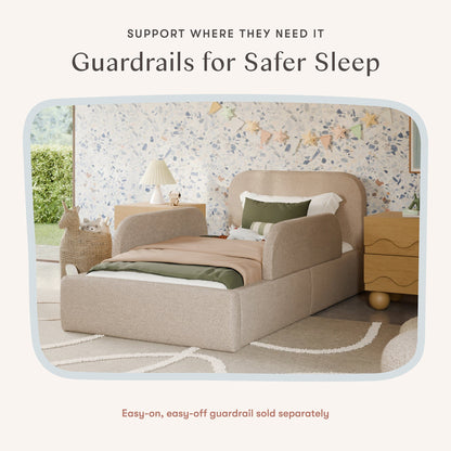 Babyletto Nara Twin Bed - Chai Shearling - M31269CSG