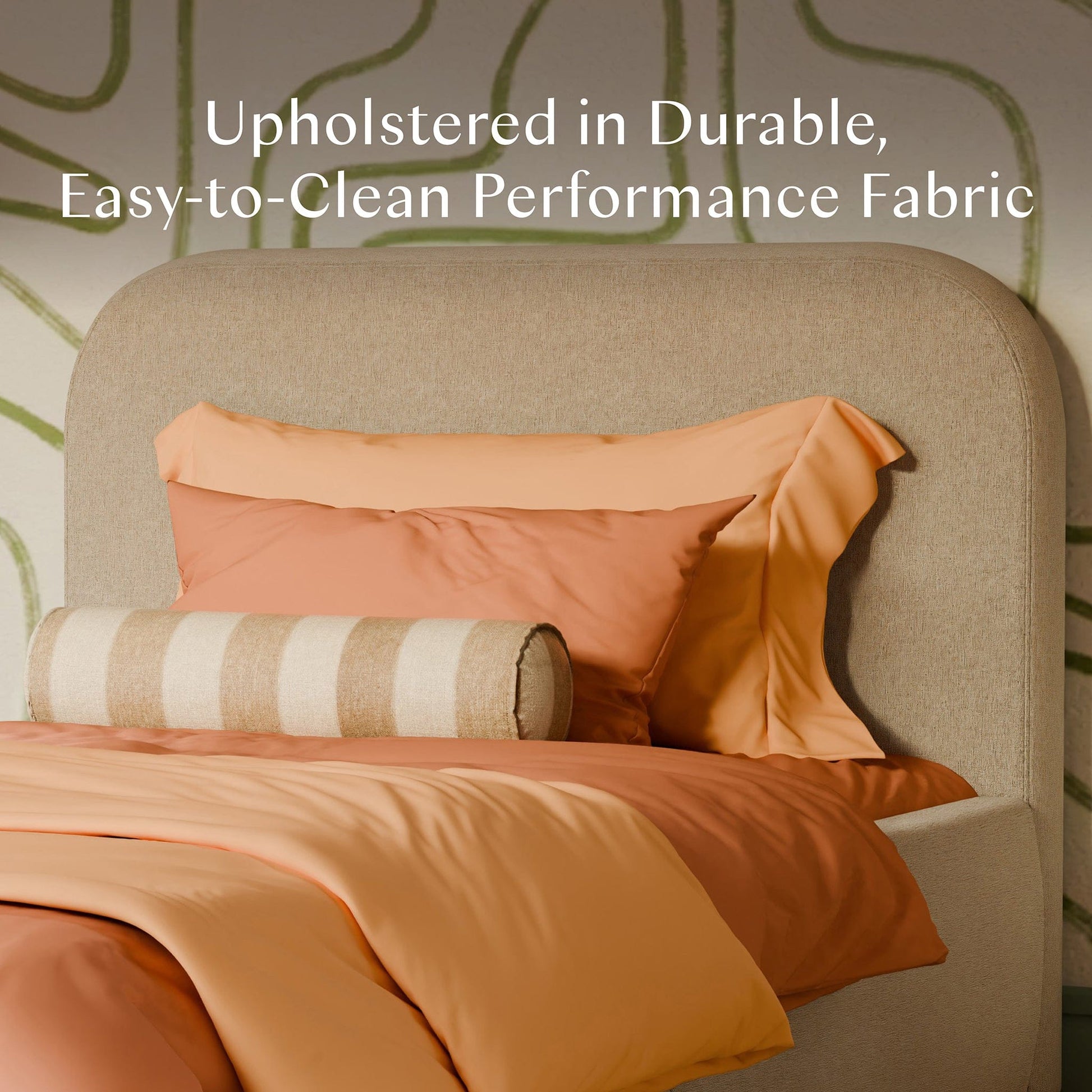 Babyletto Nara Twin Bed - Performance Beach Eco-Weave - M31269PBEW