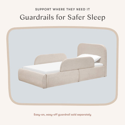 Babyletto Nara Twin Bed - Performance Beach Eco-Weave - M31269PBEW