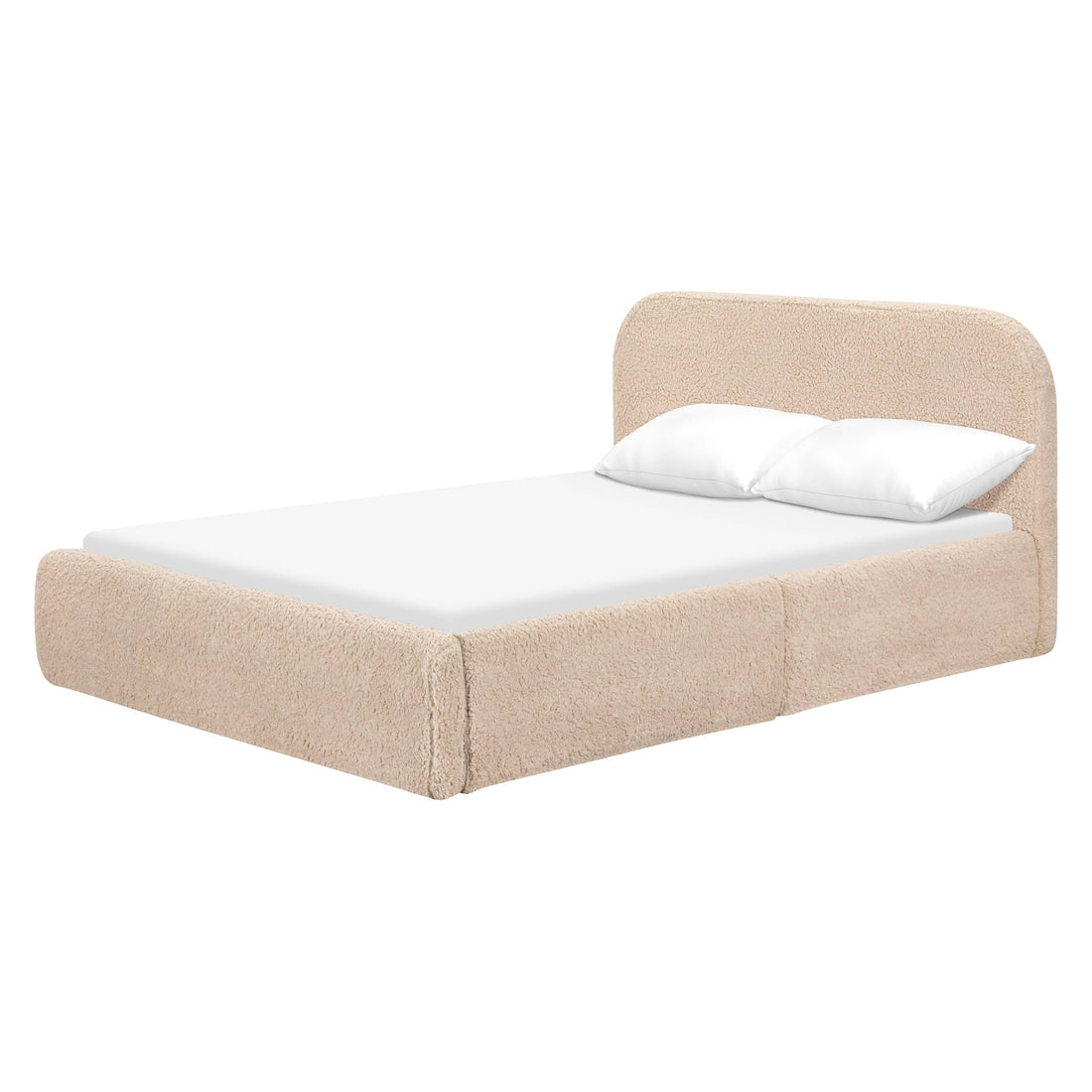 Babyletto Nara Full Floor Bed - Chai Shearling
