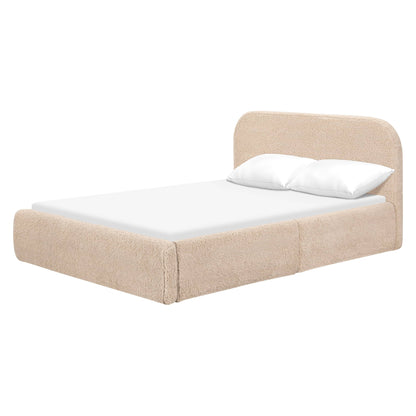 Babyletto Nara Full Floor Bed - Chai Shearling