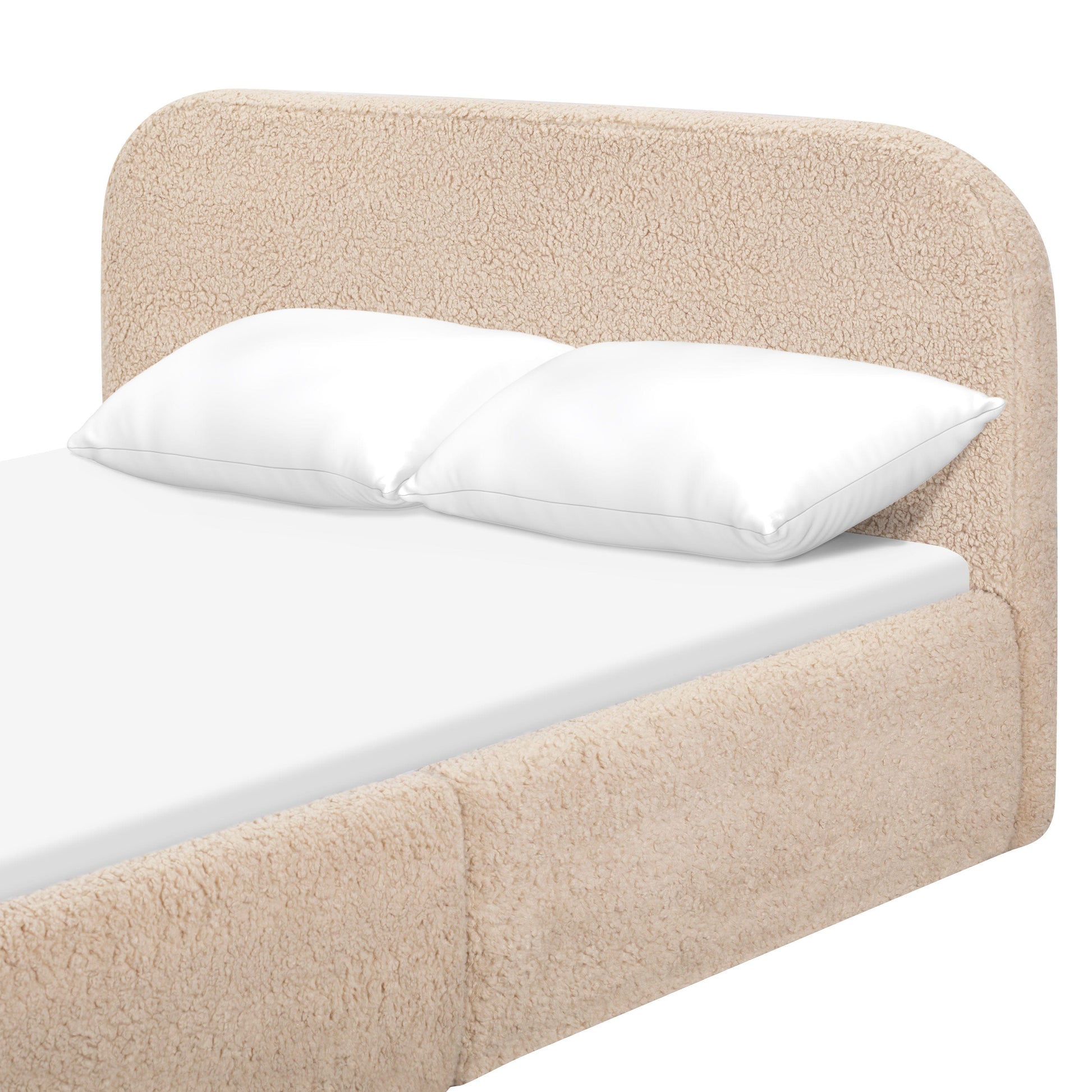 Babyletto Nara Full Floor Bed - Chai Shearling