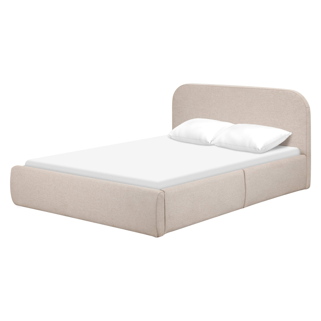 Babyletto Nara Full Floor Bed - Performance Beach Eco-Weave