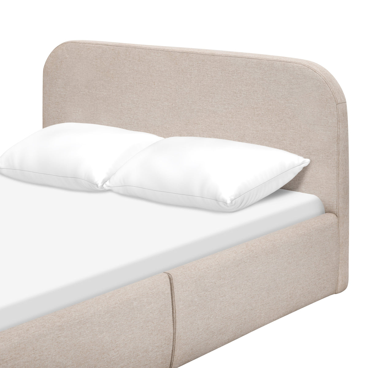 Babyletto Nara Full Floor Bed - Performance Beach Eco-Weave