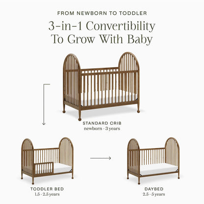 Namesake Alouette 3-in-1 Convertible Spindle Crib - Natural Walnut - M31401NL
