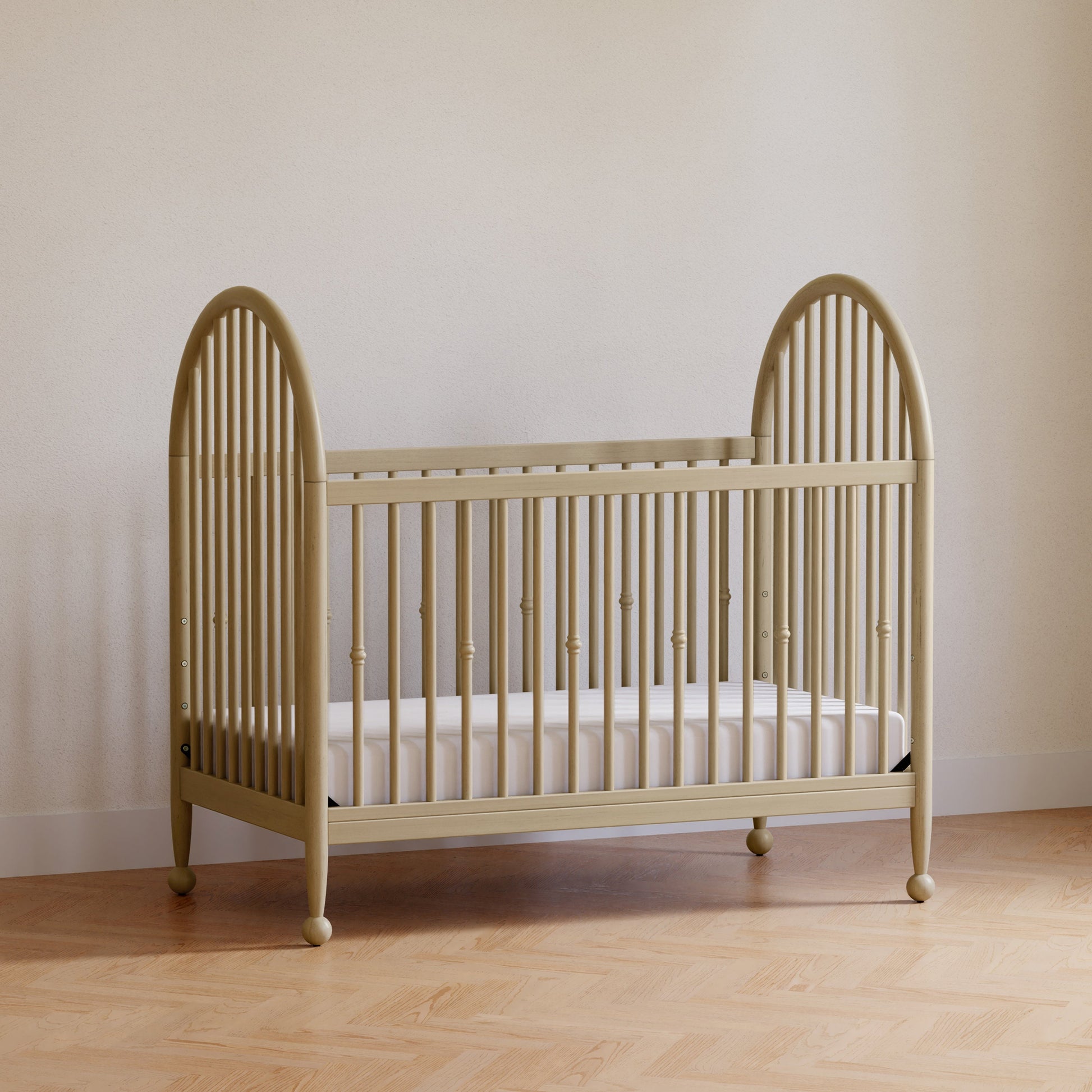 Namesake Alouette 3-in-1 Convertible Spindle Crib - Washed Pine