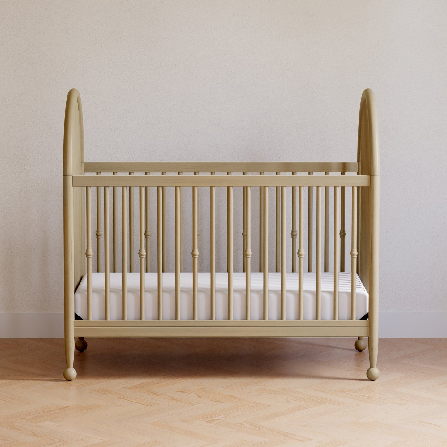 Namesake Alouette 3-in-1 Convertible Spindle Crib - Washed Pine