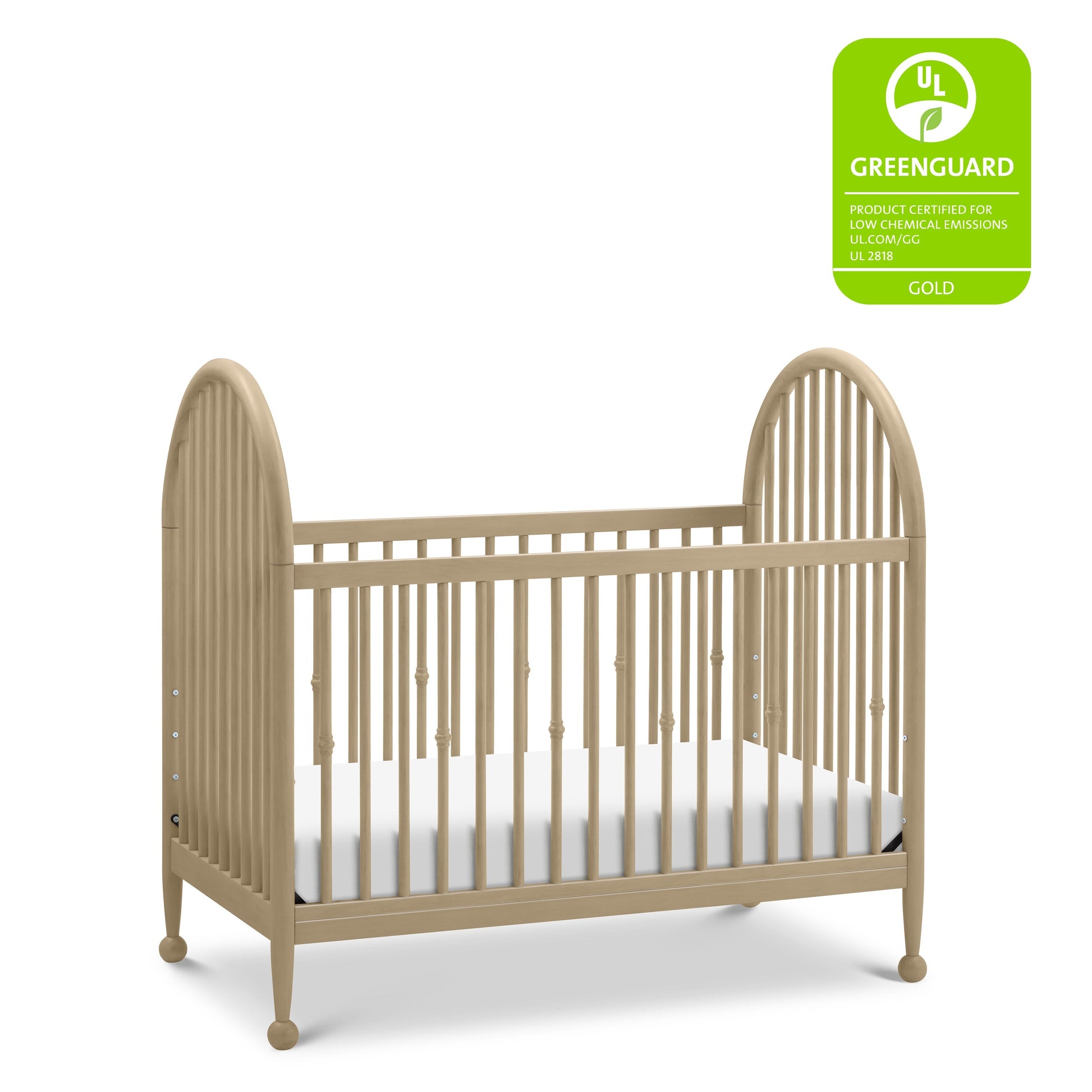 Namesake Alouette 3-in-1 Convertible Spindle Crib - Washed Pine