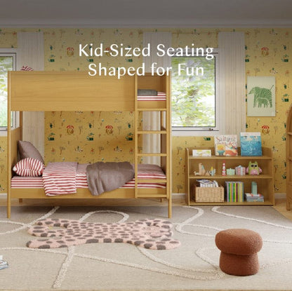 Babyletto Mini Mushroom Pouf - Rouge Teddy Loop - M31585RT