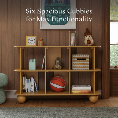 Babyletto Crosby Open Bookcase - Honey - M31811HY